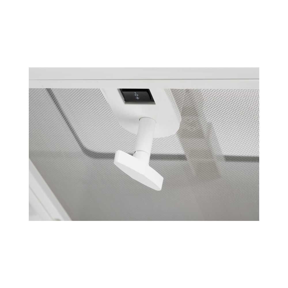 CARBEST Dachhaube PowerVent mit 12 V Ventilator 280 x 280 mm Dachstaerke 25-65 mm Weiss - 31853