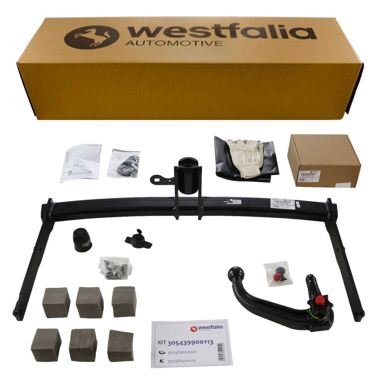 WESTFALIA Abnehmbare Anhängerkupplung Audi A6 Avant/Limo, A7 Sportback 10/14-08/18 Set inkl. E-Satz Westfalia Abnehmbare Anhaengerkupplung fuer Audi A6 Avant-Limousine- Audi A7 Sportback -BJ 10-2014-08-2018- - im Set mit 13-pol. fahrzeugspezifischem Elektrosatz - 305439900113