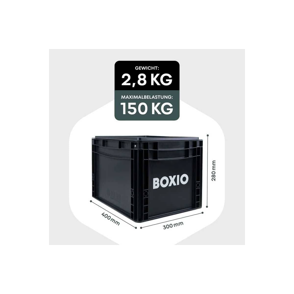 BOXIO - TOILET PLUS Trenntoilette mit Starterset - BOX-TOI-BL-403027-PLUS