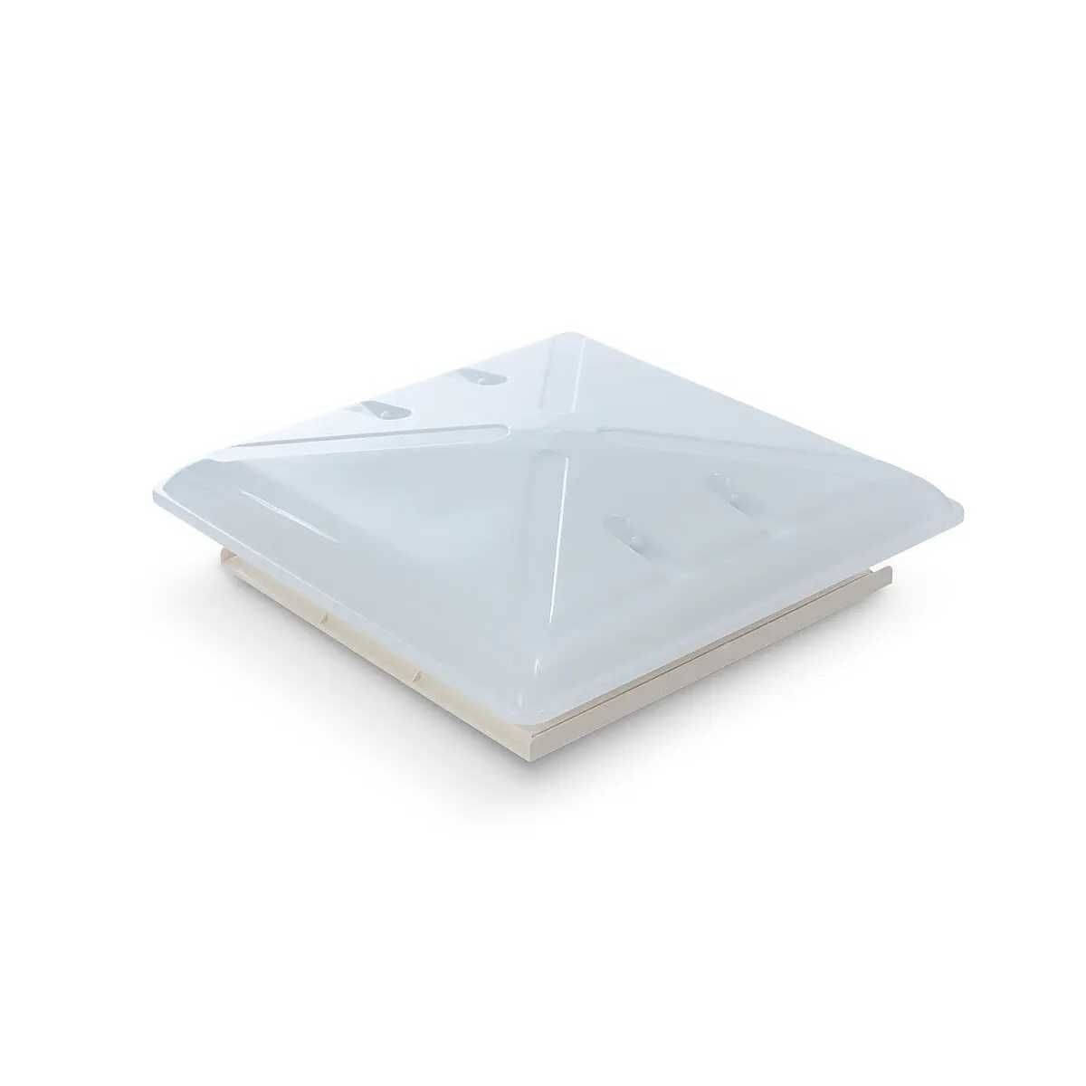 MPK Dachhaube Modell 46 Ausschnitt 40 x 40 cm cremeweiss mit Fliegennetz und Rollo - 460VNRW
