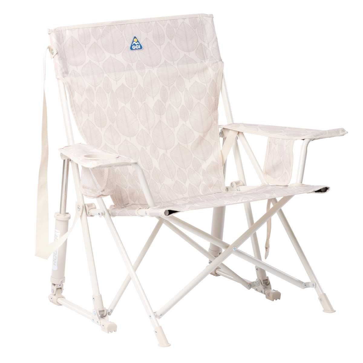 GCI faltbarer Schaukelstuhl Kickback Rocker Leaf - Soft Neutral - 410321