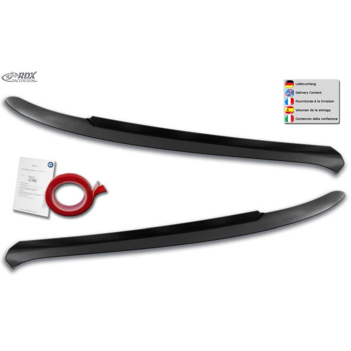 RDX Racedesign Scheinwerferblenden Boeser Blick fuer VW T-Roc A1 Bj. 2017-2021 - RDSB181