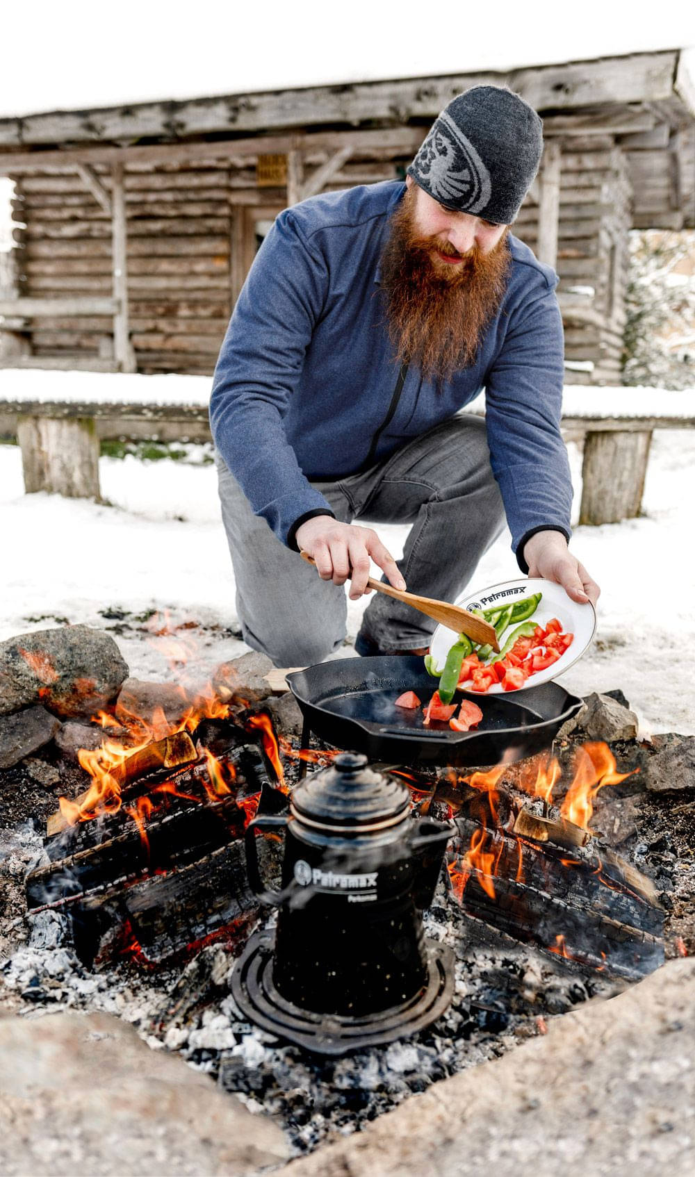 PETROMAX Emaille Teller weiß 2 Stück Ø 22 cm PETROMAX Emaille Teller weiss 2 Stueck Ø 22 cm px-plate-w