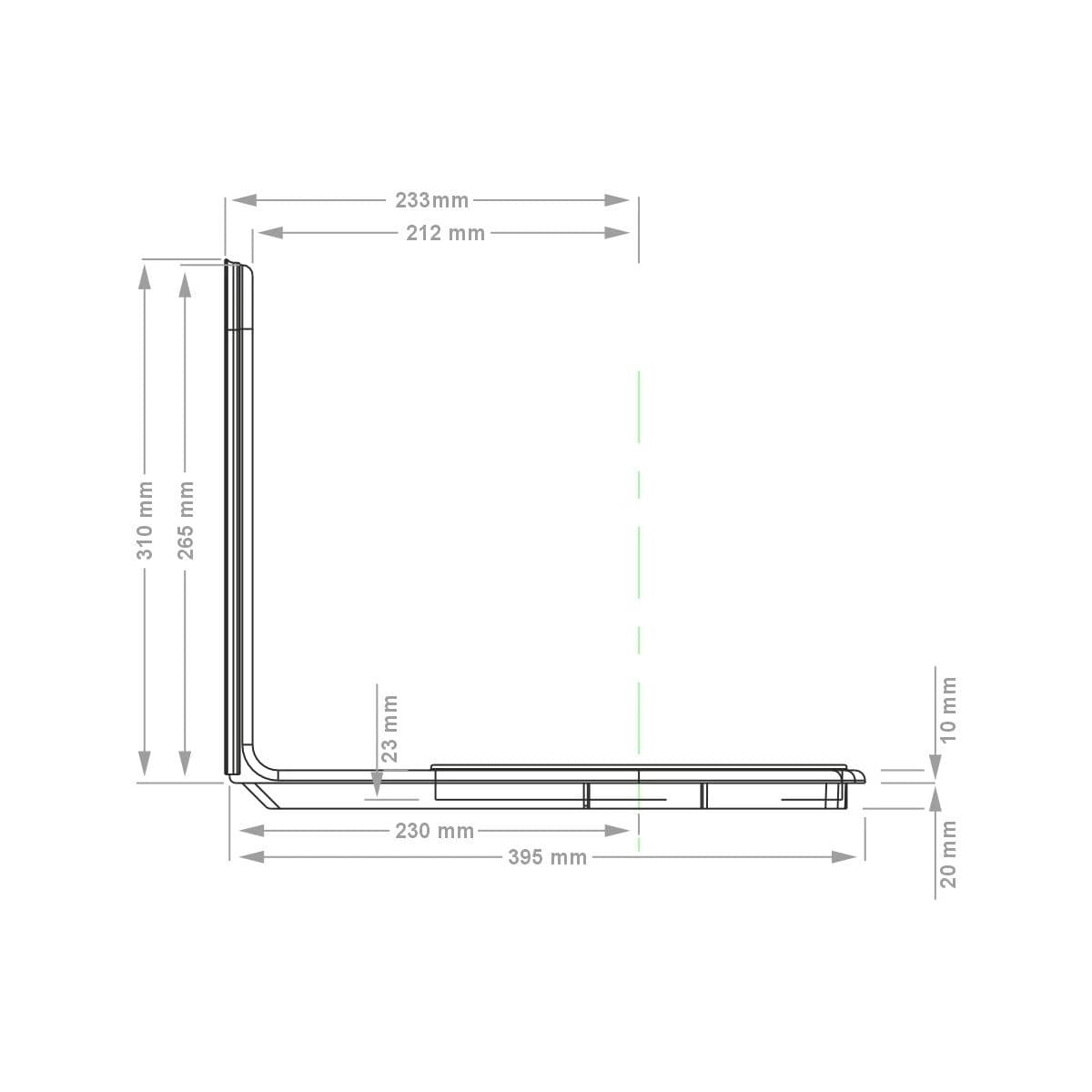 LooSeal L-Adapter M -Dometic CT 4000er-Serie- fuer LooSeal ELITE - ZH210