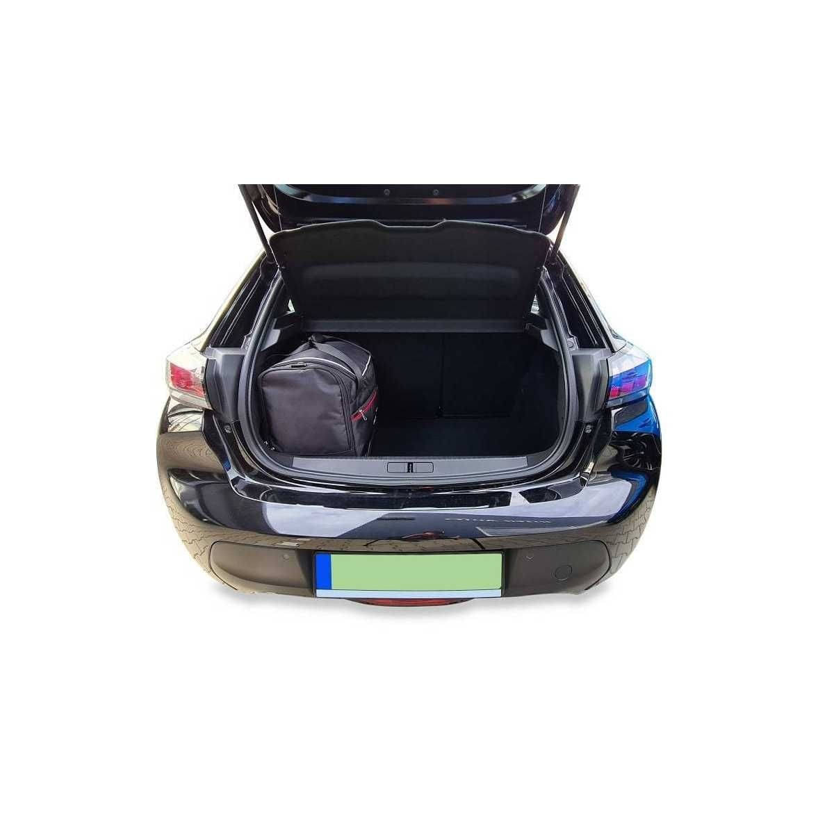 KJUST Kofferraum Taschen Set fuer PEUGEOT e-208 ab Bj. 2019 3er-Set - 7032030