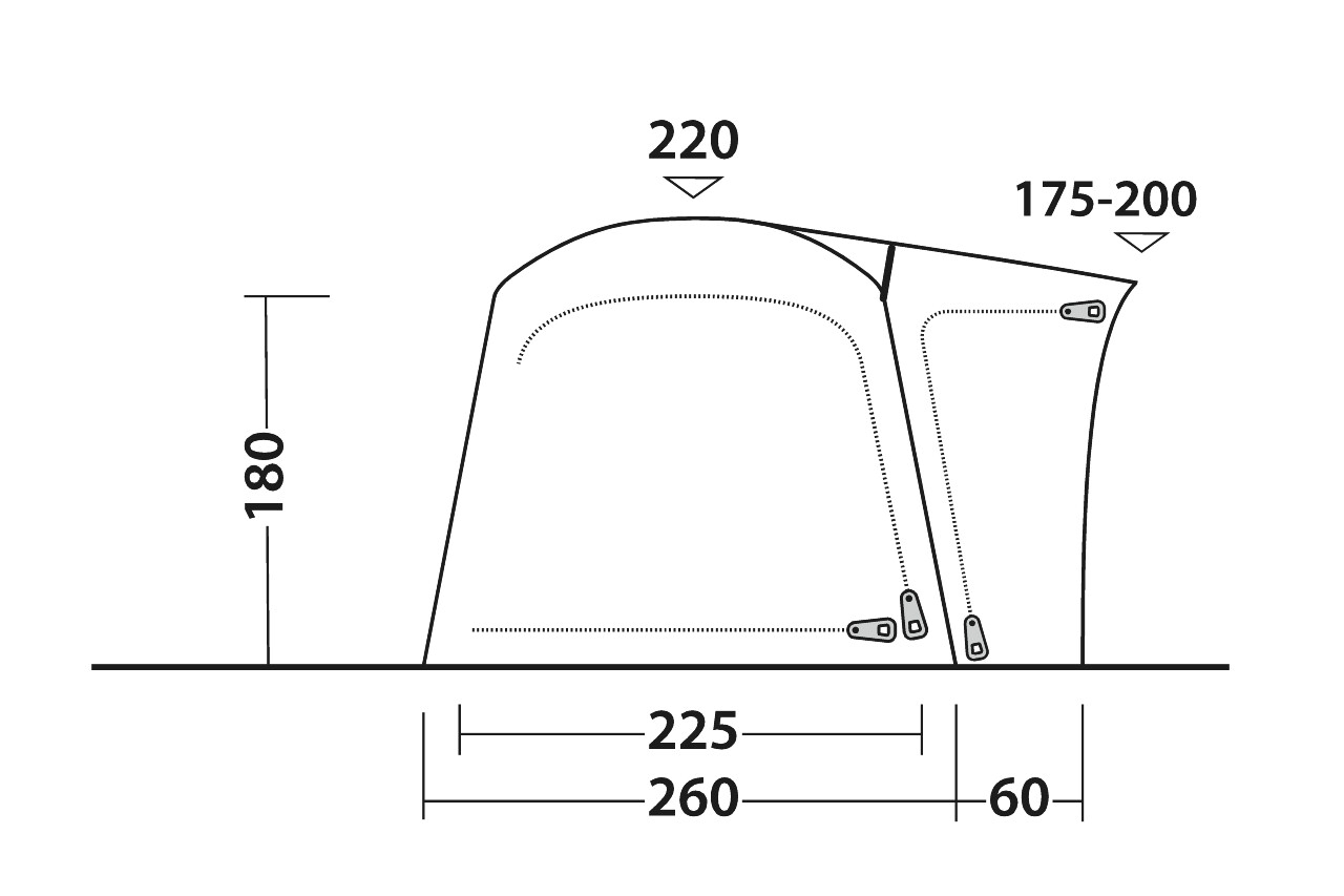 Outwell Busvorzelt Bremburg Air - 111437