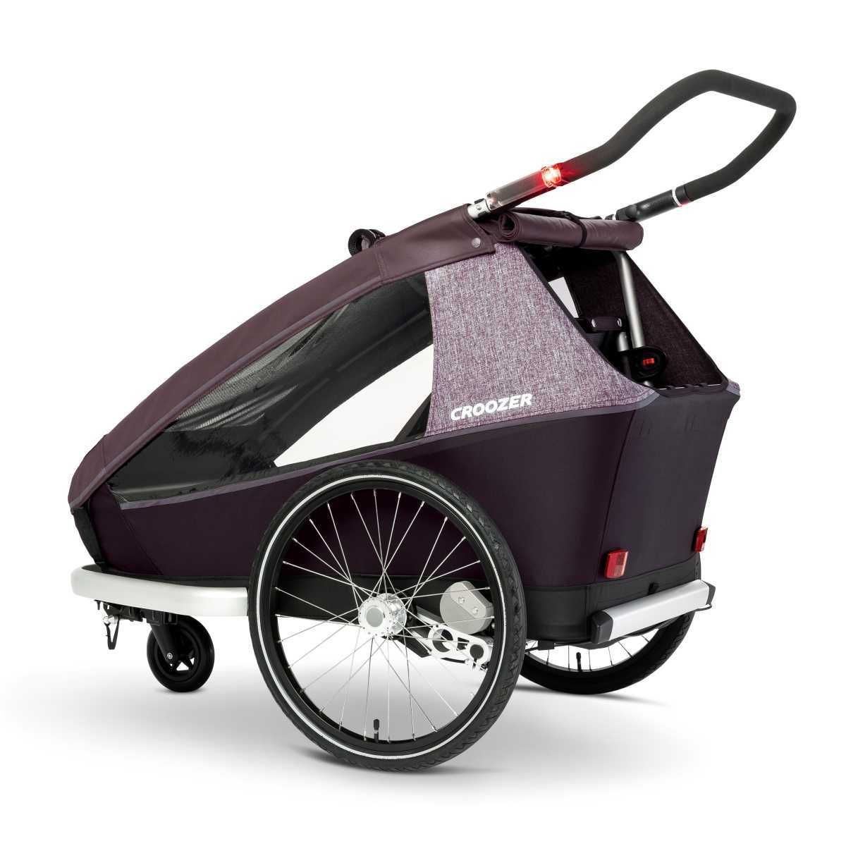 CROOZER Kinderfahrradanhaenger Kid Vaaya 1 3in1-Set Blossom Red - 121600723