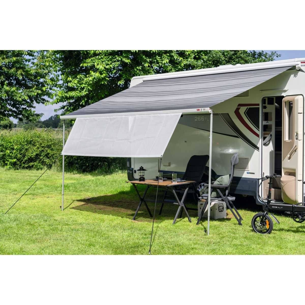 TRAVELLIFE ATINA Sun Blocker Front 430x80 cm Lichtgrau - 2627009