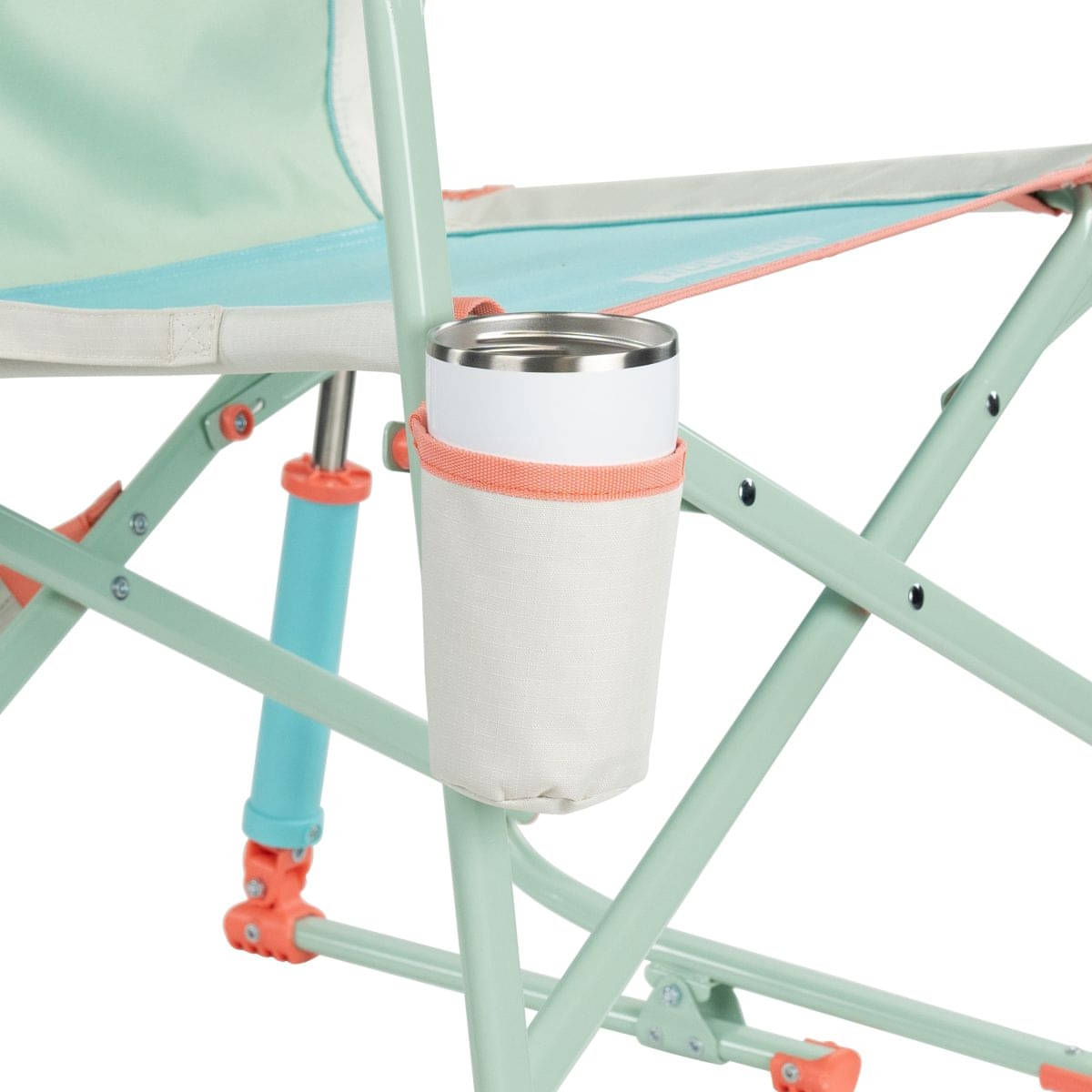 GCI faltbarer Schaukelstuhl Freestyle Rocker Ivory Color Block - 370496