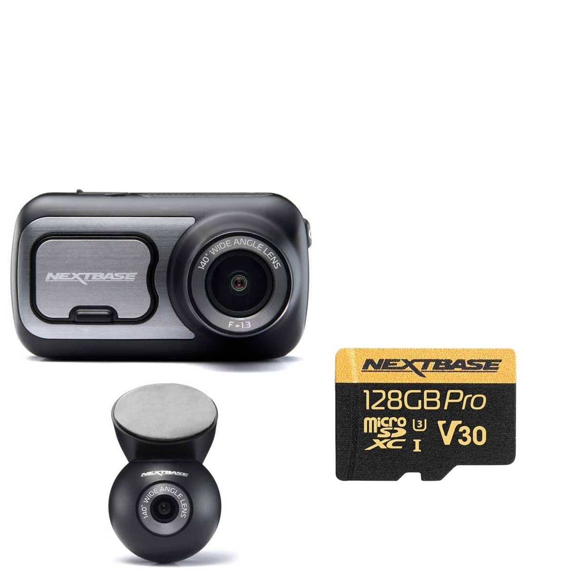 NEXTBASE Serie 2 422GW DashCam und Heckscheibenkamera Starter-Set 2.0