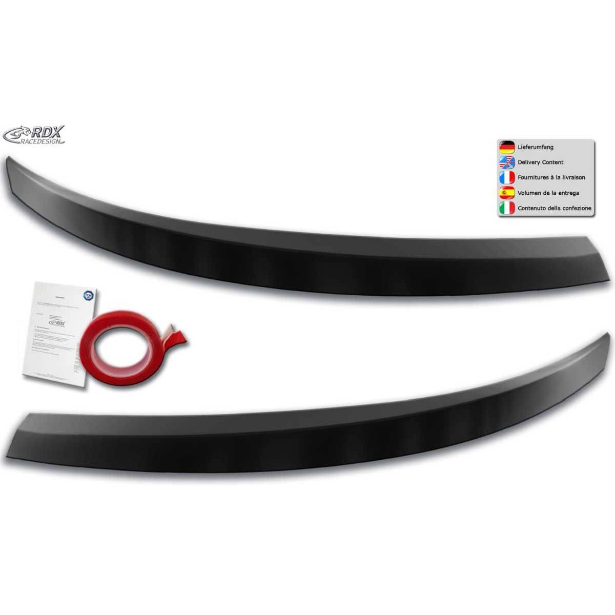 RDX Racedesign Scheinwerferblenden fuer VW T6.1 Boeser Blick - RDSB154