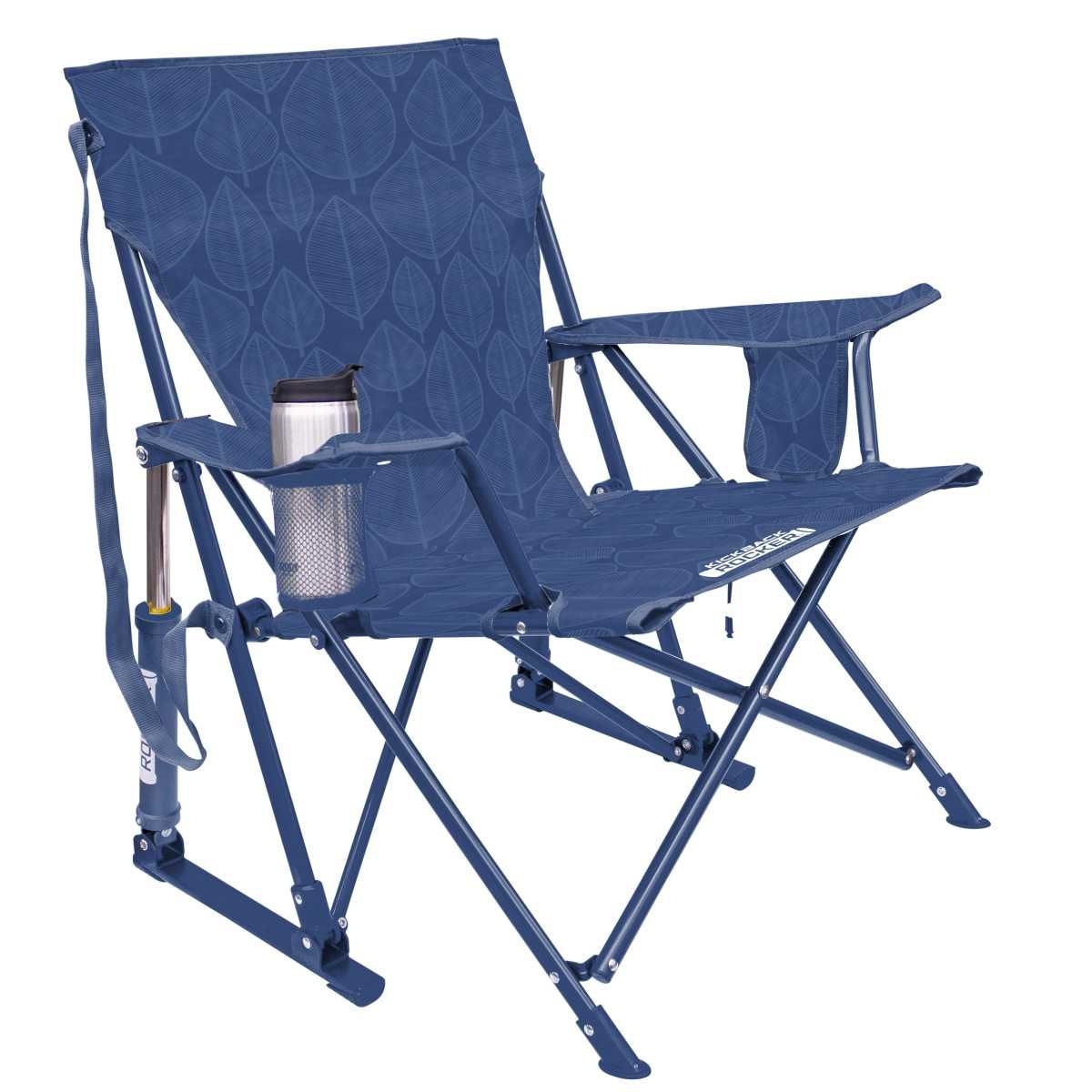 GCI faltbarer Schaukelstuhl Kickback Rocker Leaf - Soft Navy - 410323