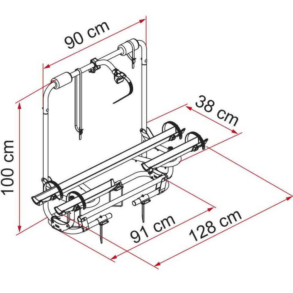 FIAMMA Carry-Bike Caravan XL A Pro 200 Deichseltraeger Modell 2023 02096-32-