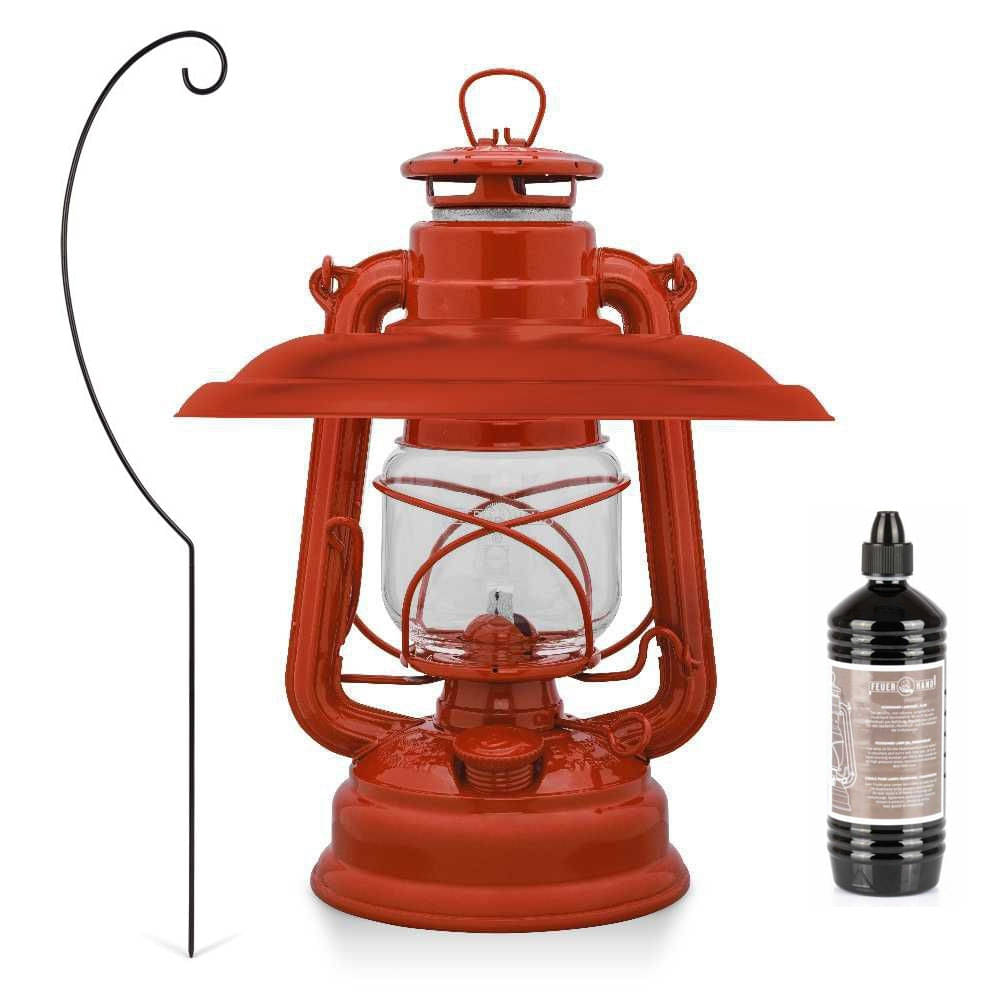FEUERHAND Sturmlaterne 276 Brick Red Komplett-Set 4.0
