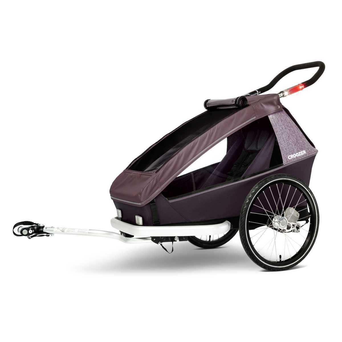 CROOZER Kinderfahrradanhaenger Kid Vaaya 1 3in1-Set Blossom Red - 121600723