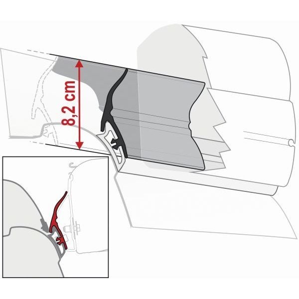 FIAMMA Kit Rain Guard California Abdichtgummi Art- Nr. 98655-663