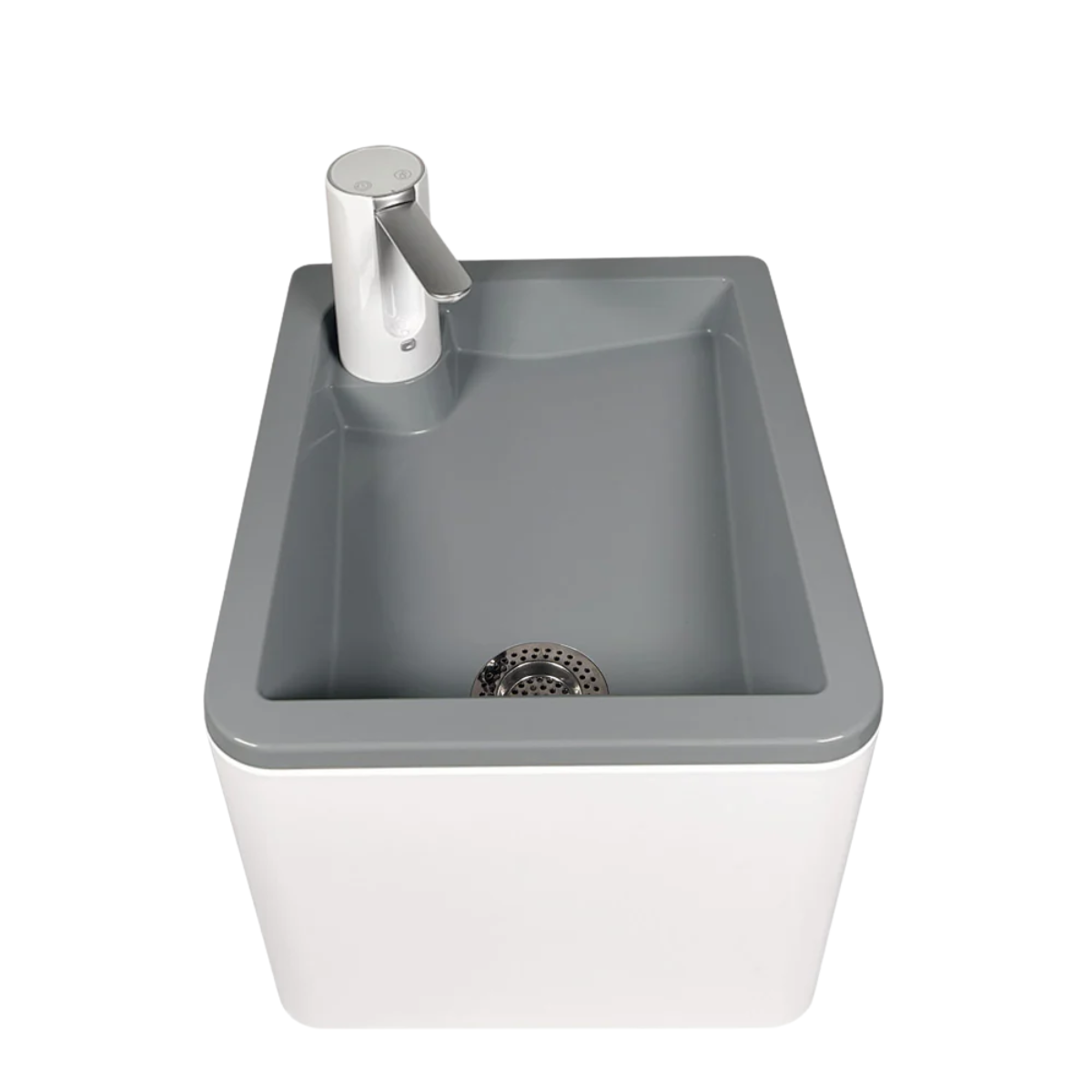 TRELINO Splash Basic - Waschbecken Groesse L Weiss - T6-01201
