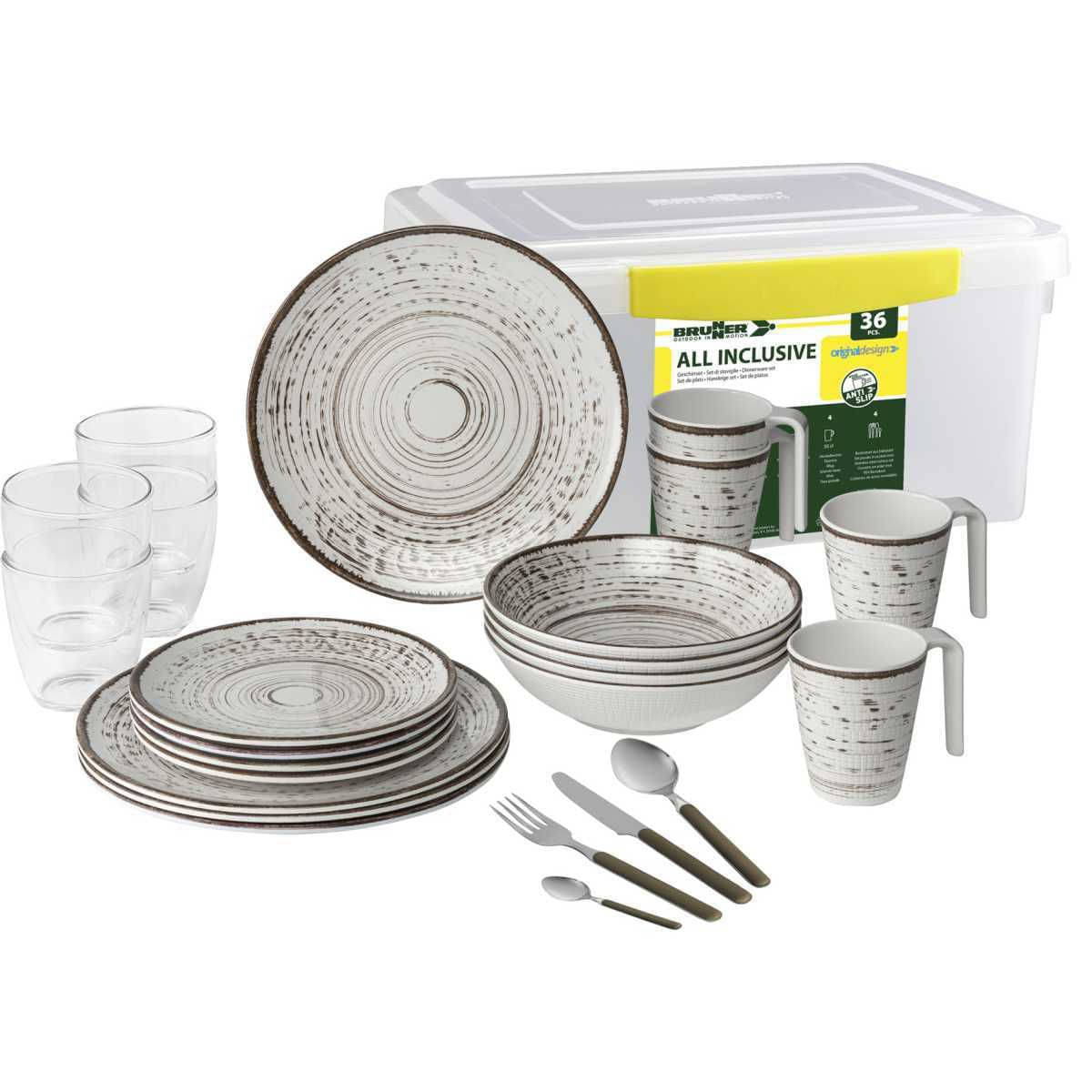 BRUNNER Kassandra All Inclusive Geschirrset 36-tlg. BRUNNER Kassandra All Inclusive Geschirrset 36-tlg- - 0830154N.C2K