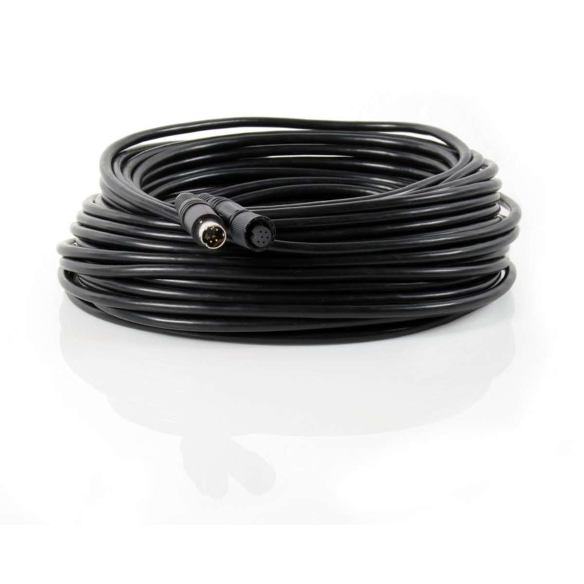 CARATEC Safety Kameraleitung- 20 m 6-polig auf 4-polig Mini-Schraubstecker - MCA29004