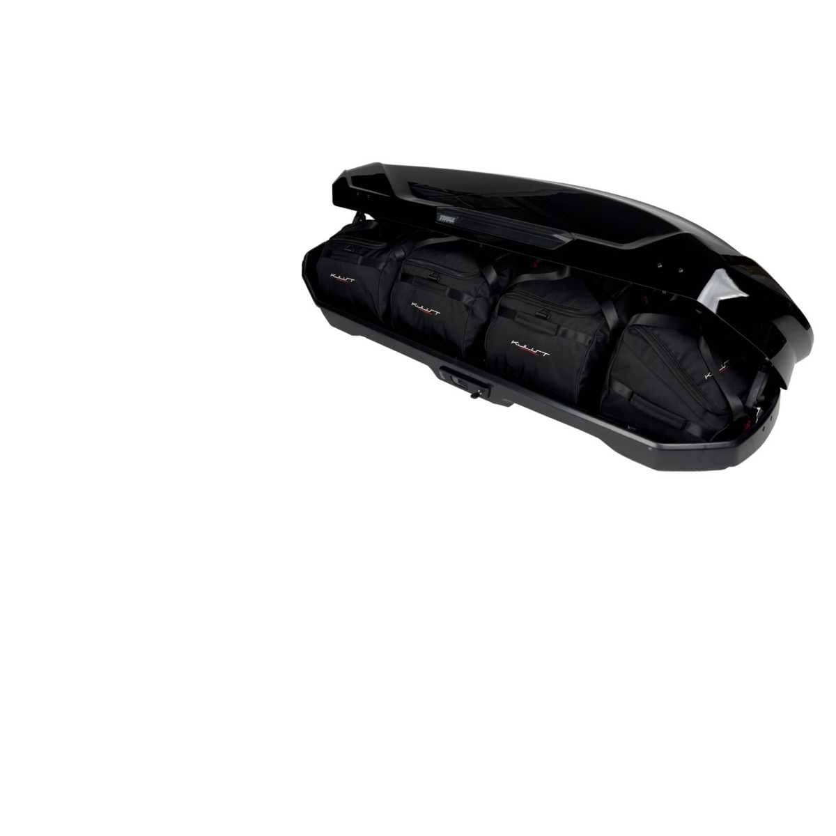 KJUST Dachboxen Taschen Set fuer Dachbox THULE MOTION 3 SPORT 4er-Set - 13170