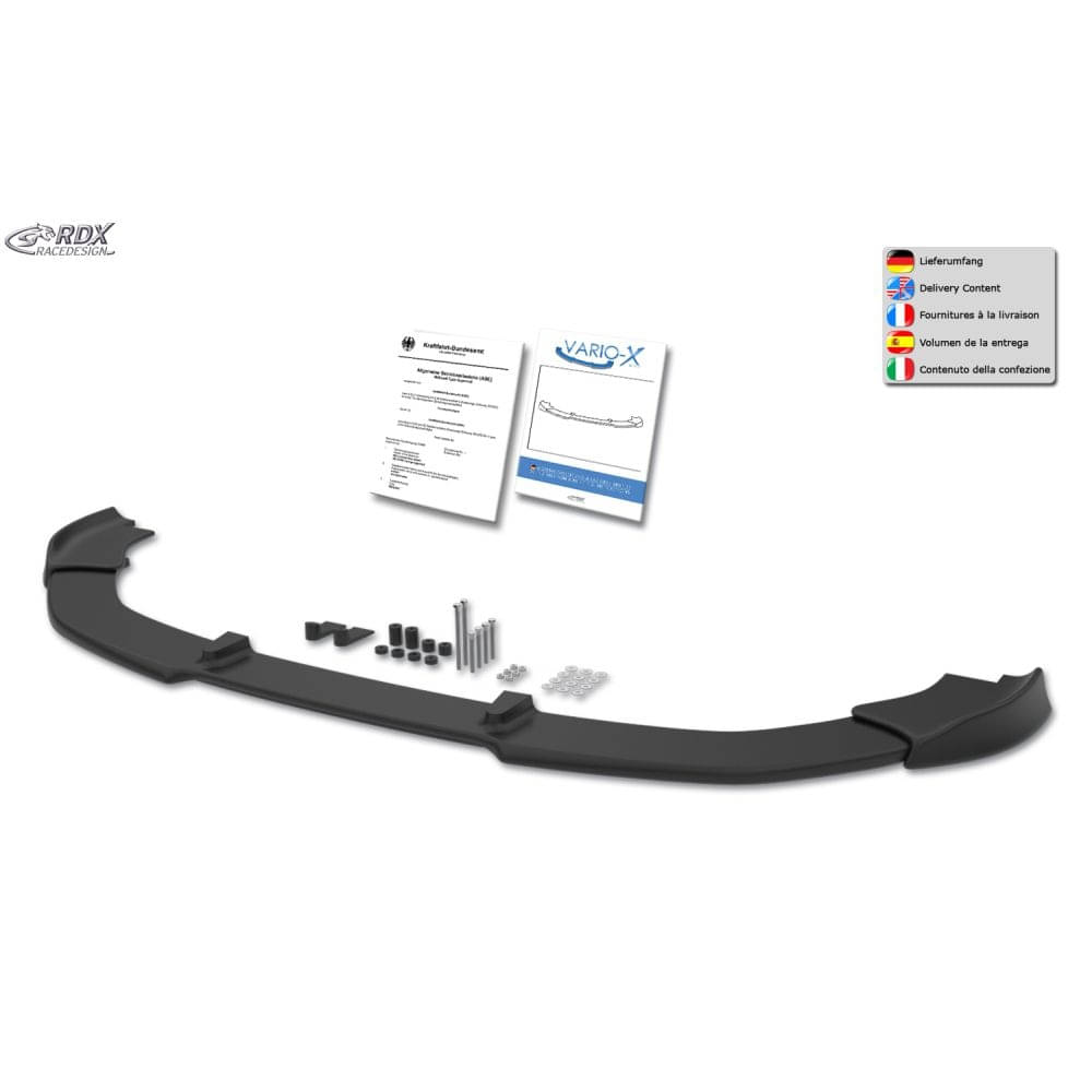 RDX Frontspoiler Frontlippe VARIO-X fuer VW Golf 7 GTI - GTD - RDFAVX30758