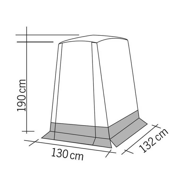 REIMO TENT Heckzelt VERTIC fuer Mini-Vans mit Heckklappe - 93795