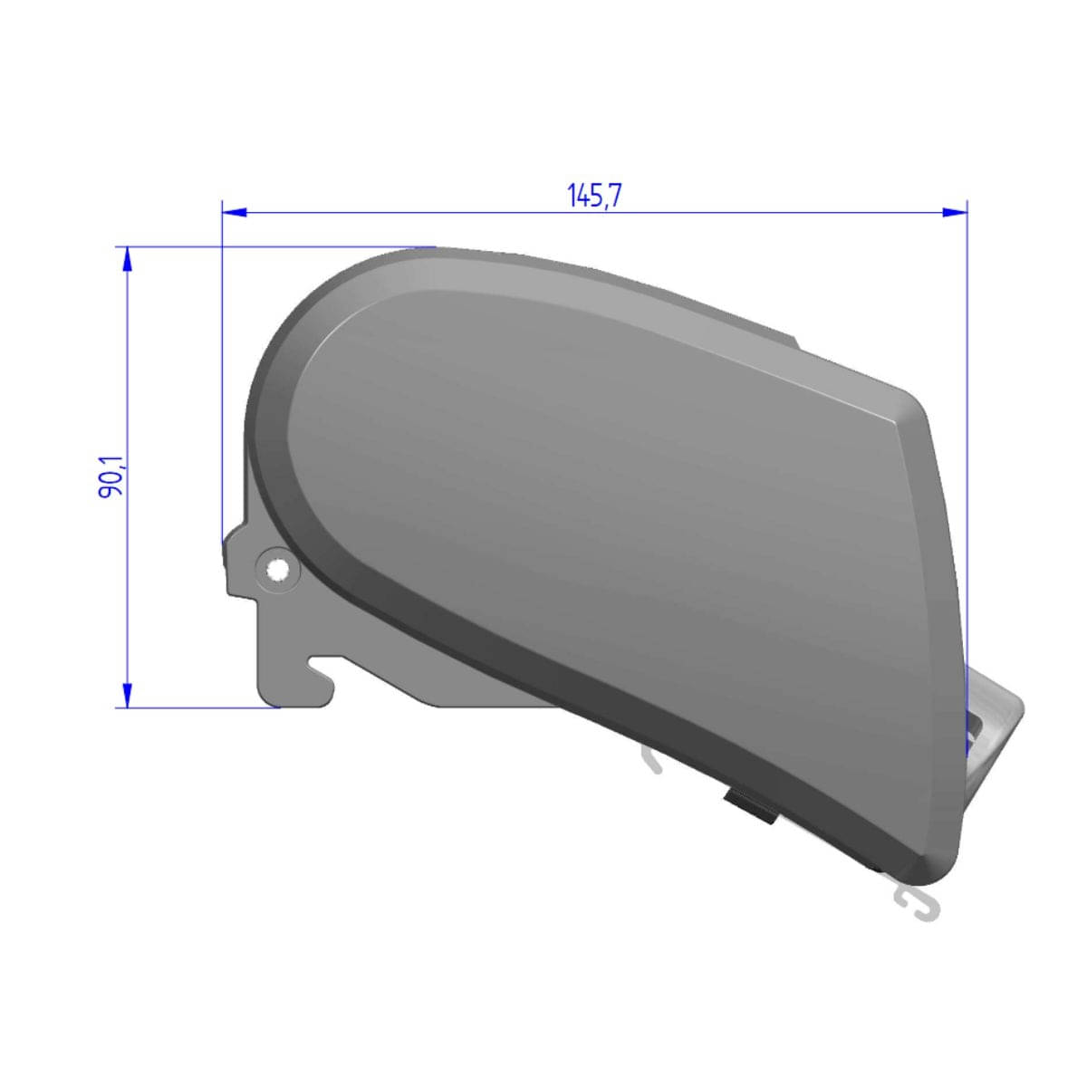 Thule Omnistor 6300 -4-00x2.50- - 302160 - Markise THULE Omnistor 6300 Mystic grau 400 cm Gehaeuse weiss