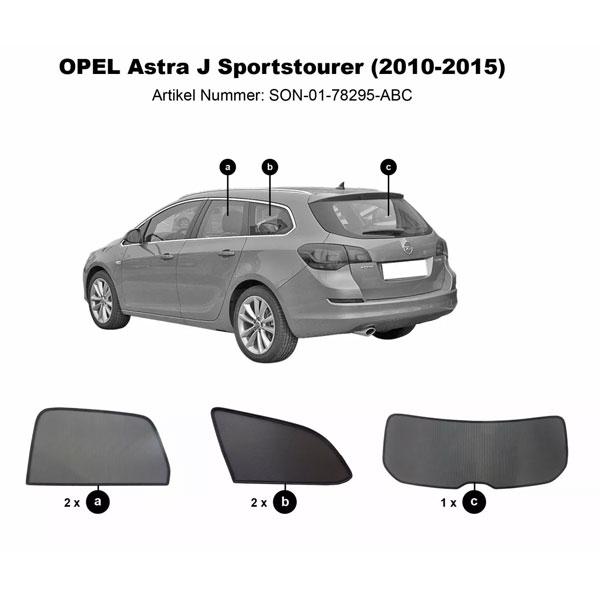 Sonniboy ClimAir Sonnenschutz Opel Astra J Sports Tourer 5-T 2010-2015