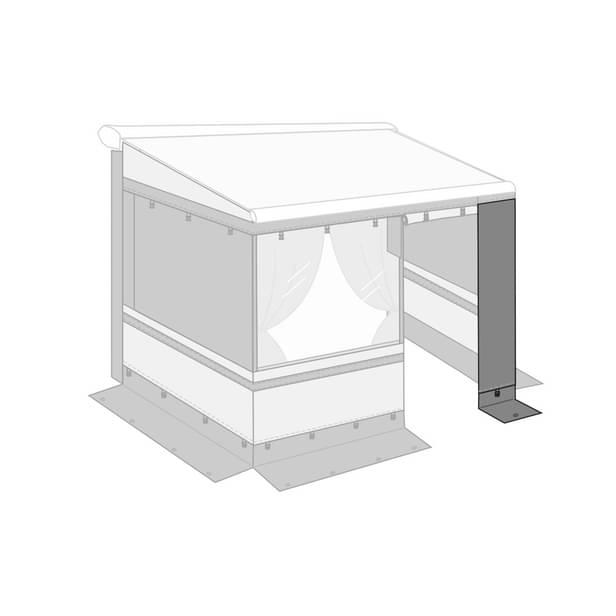 FIAMMA Privacy Room Light F80 320 cm Caravan Anbauhöhe 245 – 280 cm Komplettset FIAMMA Privacy Room Light F80 320 cm Caravan Anbauhoehe 245 – 280 cm Komplettset - 08837B01- 08766-01-