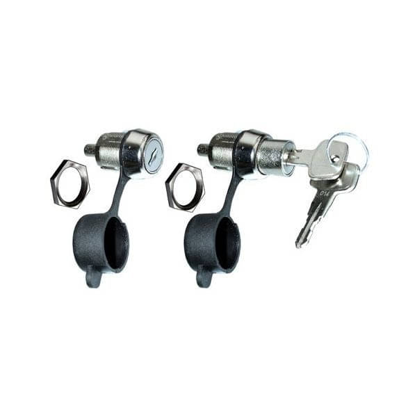 KAMEI Druckschloss 2 Stck inkl. Kappen- Schluessel 52587