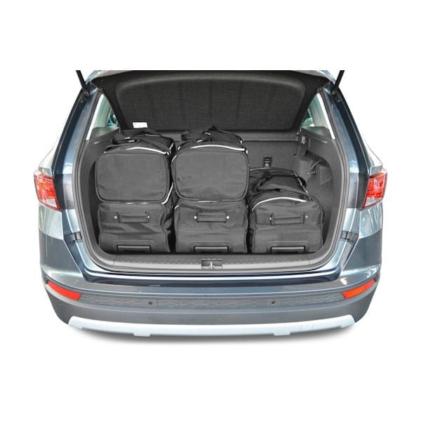 Car Bags S30801S Seat Ateca 2016- hoher Ladeboden - Reisetaschen Set- Auf Ihr Auto massgeschneidert- Das Original