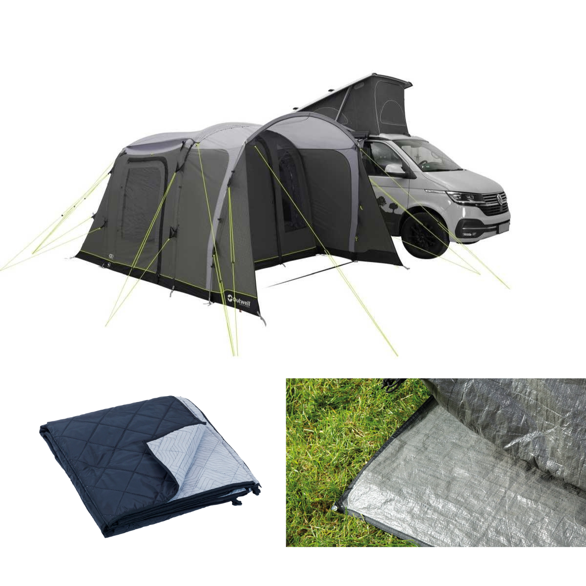 Outwell aufblasbares Busvorzelt Talladega Air inkl. Teppich und Unterlage - 111503