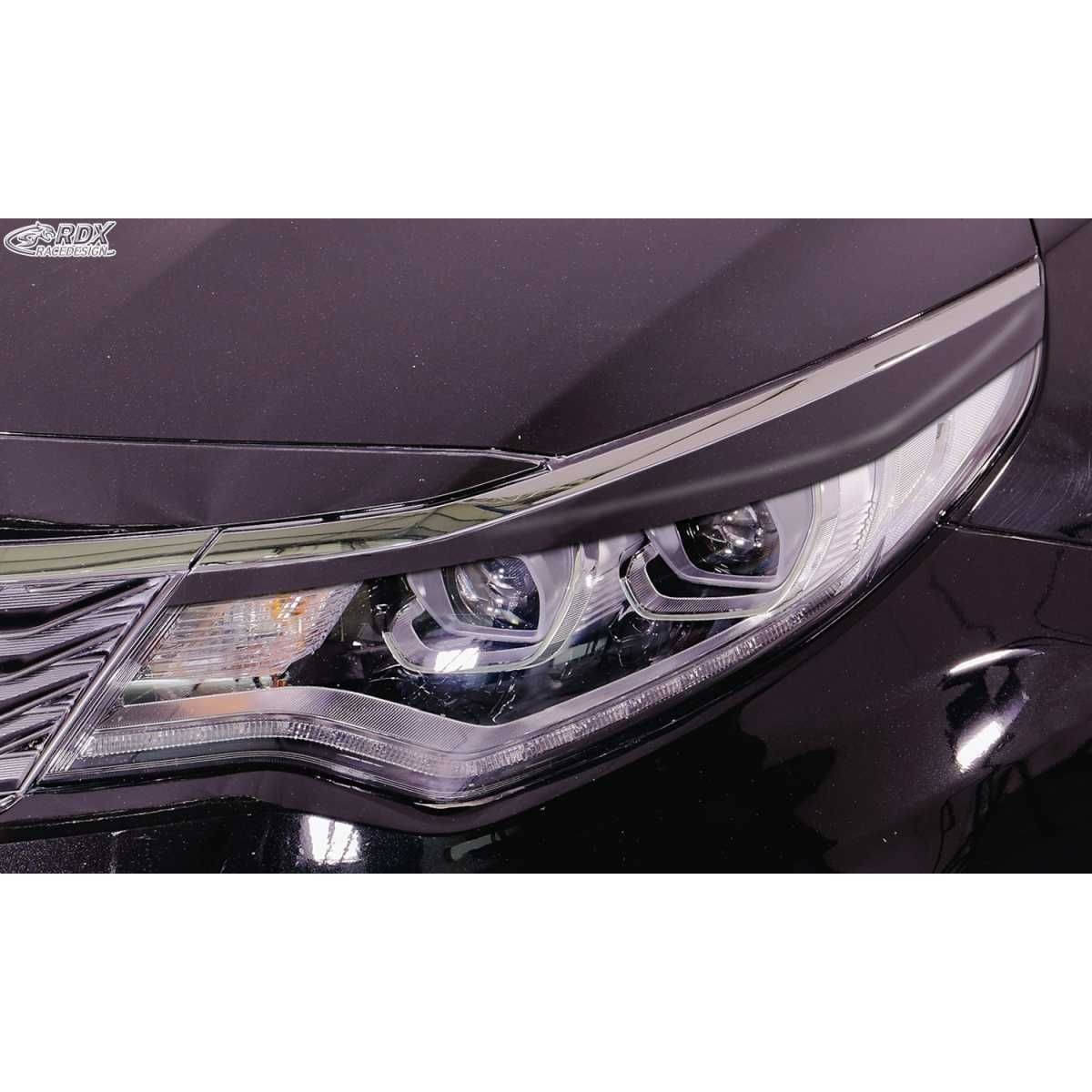 RDX Racedesign Scheinwerferblenden Boeser Blick fuer KIA Optima JF Bj. 2015-2020 - RDSB191