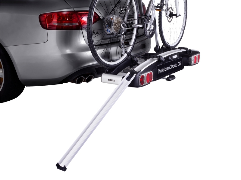 THULE 936 E-Bike Carrier Fahrradtraeger Kupplung 2er 936000 inklusive Auffahrschiene 9152