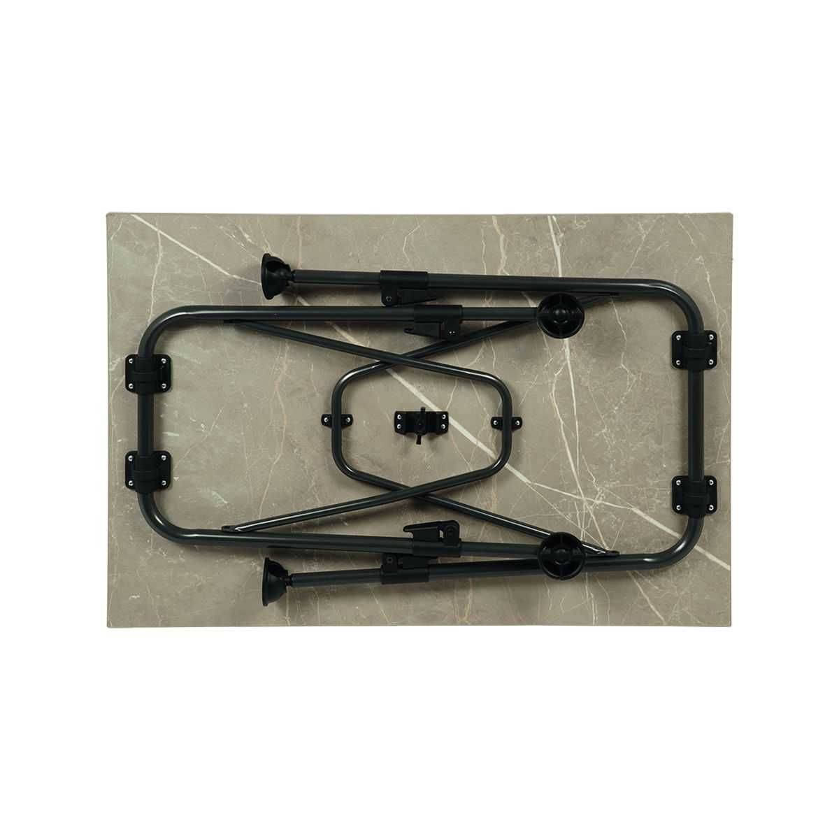 TRAVELLIFE MIRANO 100 Campingtisch 100x68 cm Taupe Marble - 2129060