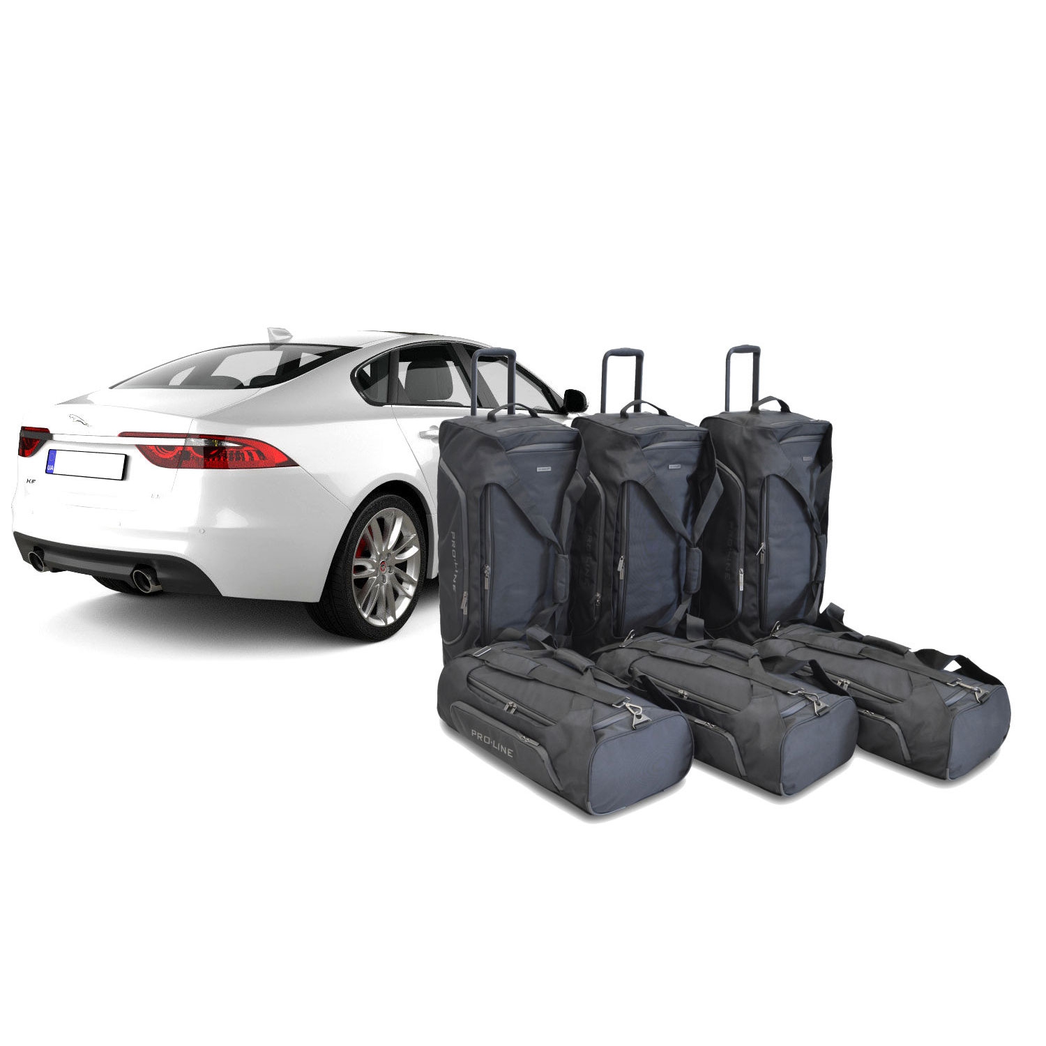 Car Bags Pro-Line J20301SP Jaguar XF Bj- 15- heute Reisetaschen Set- Auf Ihr Auto massgeschneidert- Das Original