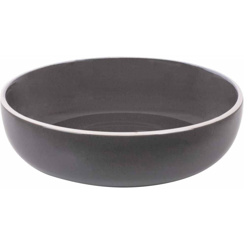 BRUNNER DOLOMIT Suppenteller schwarz ø 21 cm BRUNNER DOLOMIT Suppenteller schwarz ø 21 cm Art-Nr- 0830026N.C20