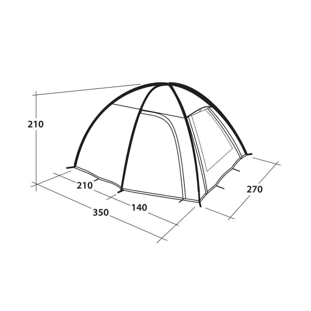 Outwell Campingzelt Arizona 3 - 111605
