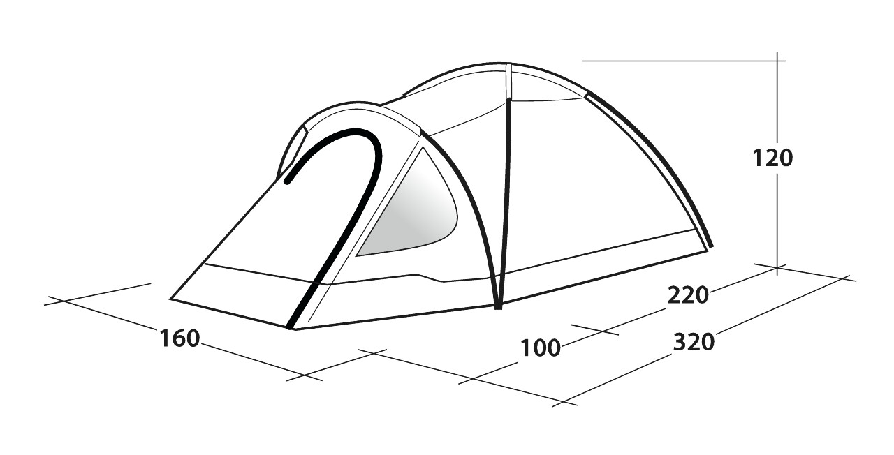 Outwell Campingzelt Cloud 2 - 111255