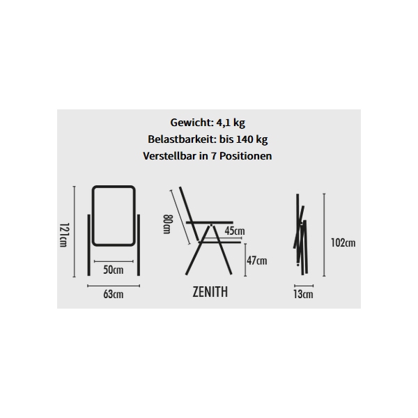 WESTFIELD Zenith Stuhl charcoal grey - Be-Smart Series - 301-586 CG