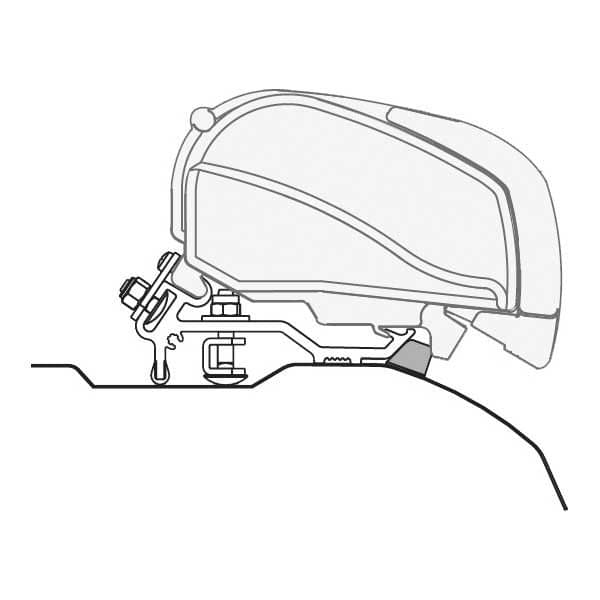 FIAMMA Kit RAIN GUARD Slim F80S Fiat Ducato Art- Nr. 98655Z137