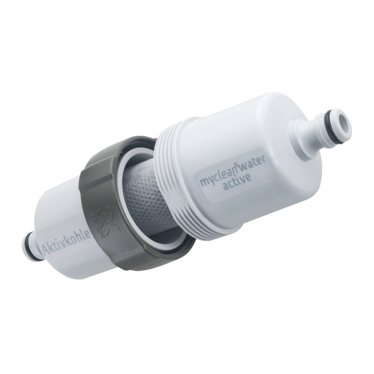 REICH Wasserfilter myclean®water active Befuellfilter-Set mit Gardena-Anschluss - 533-2511