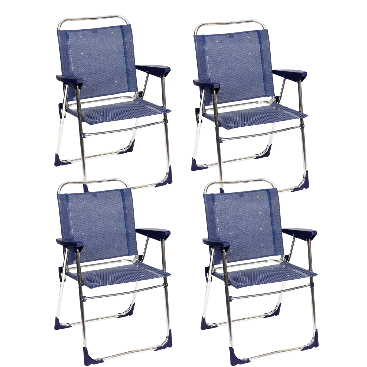 CRESPO Campingstuhl Classic AL/219 dunkelblau 4er-Set CRESPO Campingstuhl Classic AL-219 dunkelblau 4er-Set1148096