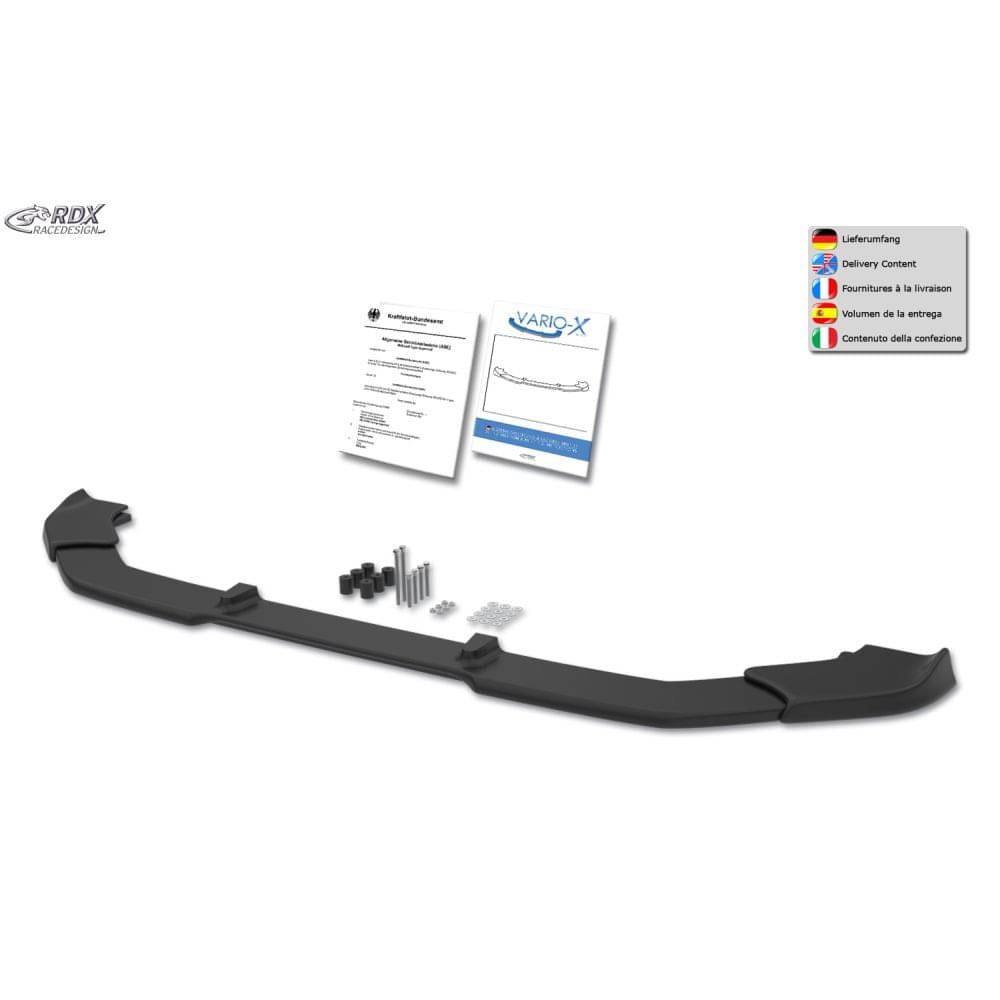 RDX Frontspoiler Frontlippe VARIO-X fuer HYUNDAI Ioniq 5 NE ab Bj. 2021 - RDFAVX30238