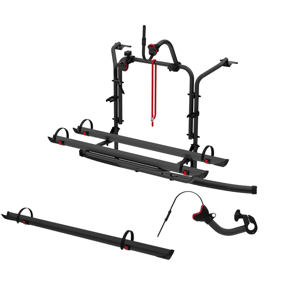 FIAMMA Carry Bike Ford Custom Deep Black schwarz Fahrradtraeger fuer 3 Fahrraeder - 02096B06A 08831A01A 98656M567