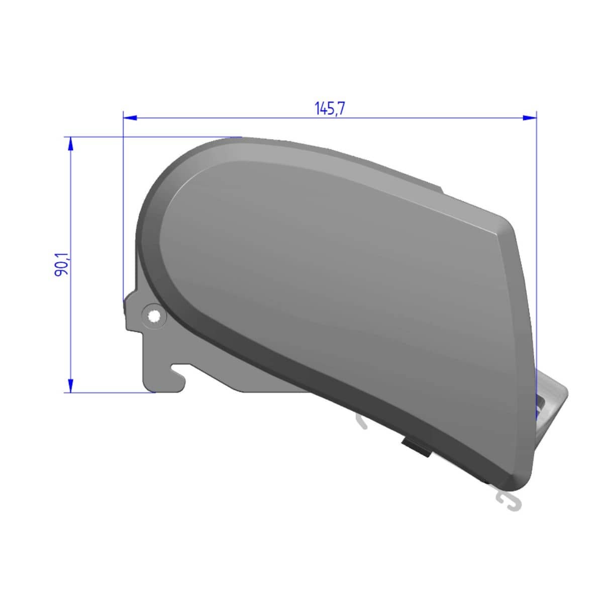 Thule Omnistor 6300 -4-50x2.50- - 302280 - Markise THULE Omnistor 6300 Mystic grau 450 cm Gehaeuse eloxiert