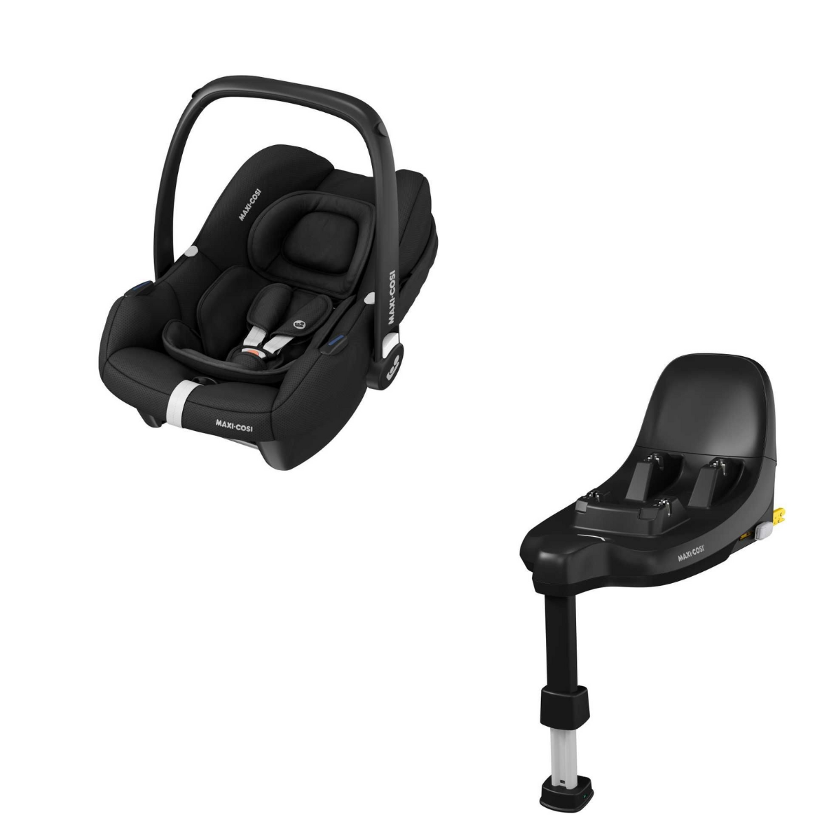 MAXI-COSI Babyschale CABRIOFIX i-Size Essential Black - Basisstation FAMILYFIX S - 8558672112 8056010110