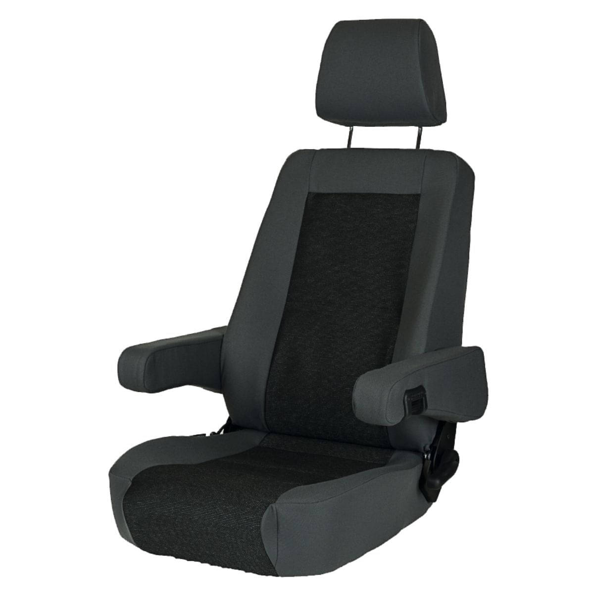 SPORTSCRAFT Pilotensitz S6.1 Farbe Tavoc 2 grau-schwarz - 4610305