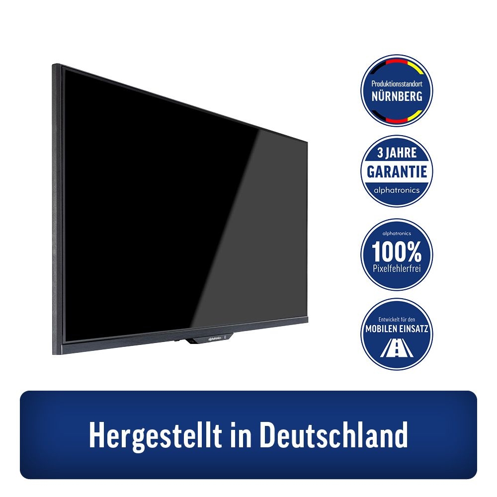 ALPHATRONICS SL-22 DW SMART TV 22- -55 cm- Triple Tuner- DVD- BT 5.0- schwarz - 990972