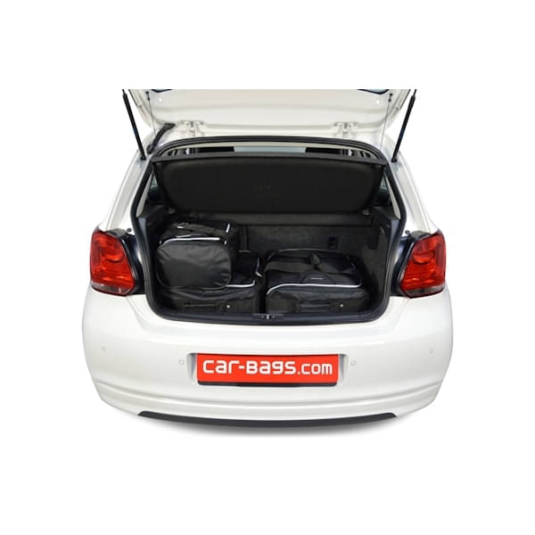 Car Bags V12401S VW Polo V -6R - 6C- Bj- 09-17 Ladeboden Position unten - Reisetaschen Set -L- Auf Ihr Auto massgeschneidert- Das Original